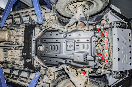 Layanan OEM diterima 4x4 Otomotif Aluminium Alloy Steel FJ Cruiser Chassis Skid Plate