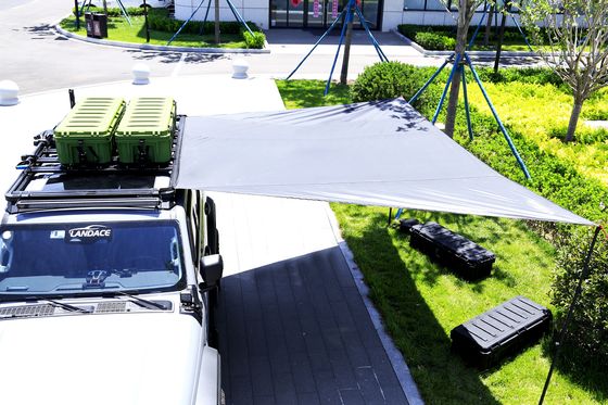 G.W 2kg Car Side Tent Awning untuk camping outdoor ringan dan perjalanan di Rak Atap Mobil
