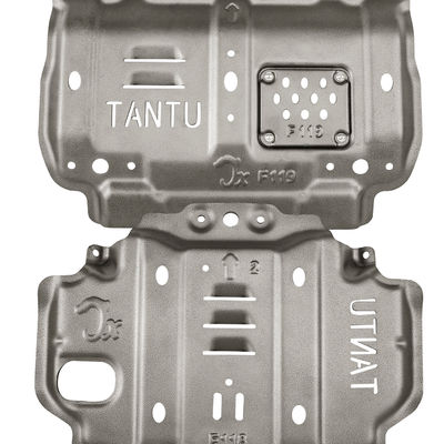 18 Toyota Tundra Silver Engine Protector Skid Plate dengan lubang mobil asli dan pasang