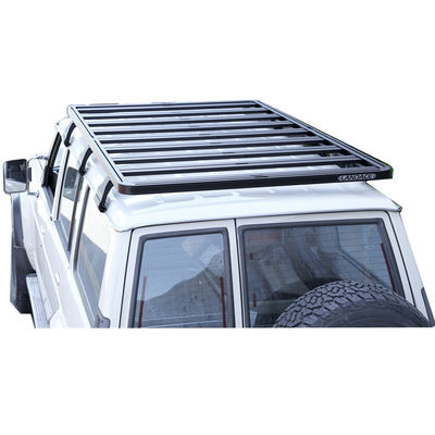 Baja hitam stainless steel aluminium paduan kargo keranjang platform mobil atap rak G.W 20kg