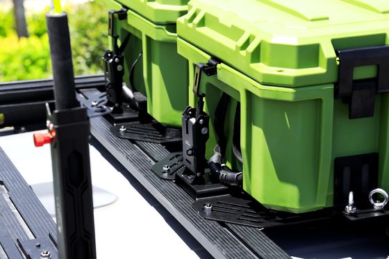 Brown LLDPE Truck Utility Tool Box Organizer dan Storage Untuk Dukungan Customized ODM