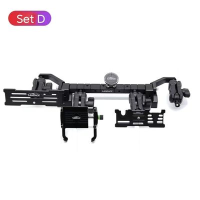 Center Console Dashboard Phone Holder Mount untuk Jeep Wrangler Aksesoris Bracket Hitam