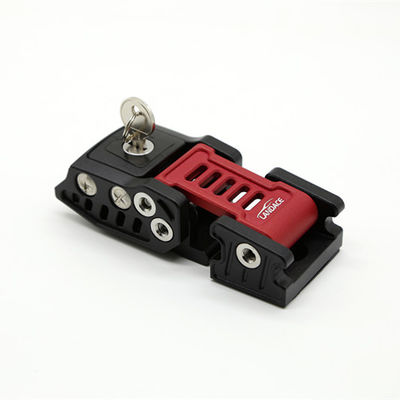 JEEP Wrangler Rubicon CN SHN Heavy Duty Hood Kunci Kunci Kunci Kit Semua Hitam Hitam Merah