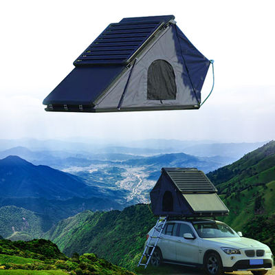 4x4 Aksesoris atap mobil offroad Clamshell Aluminium Hard Shell Tent atap 4 orang
