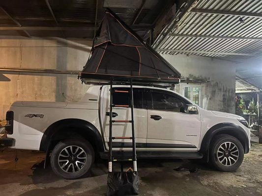 4x4 Aksesoris atap mobil offroad Clamshell Aluminium Hard Shell Tent atap 4 orang