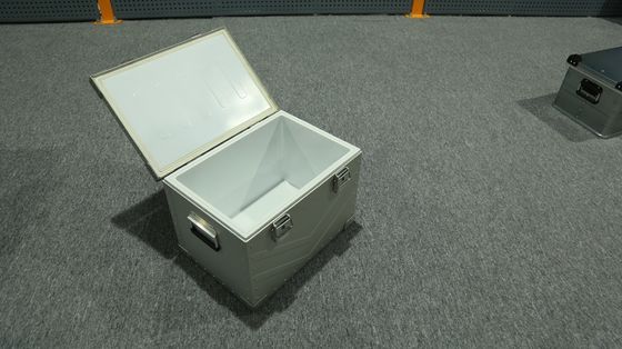 Homful Glamping Outdoor Camping Aluminium Alloy Insulated Waterproof Storage Box untuk hiking