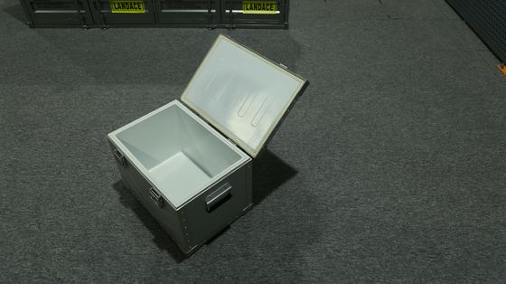 Homful Glamping Outdoor Camping Aluminium Alloy Insulated Waterproof Storage Box untuk hiking