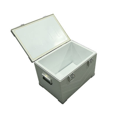G.W 8.5kg Pola Geometrik Alloy Aluminium Mobil Camping Dapur Kotak penyimpanan Isolasi
