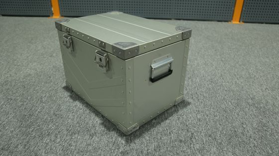 G.W 8.5kg Pola Geometrik Alloy Aluminium Mobil Camping Dapur Kotak penyimpanan Isolasi