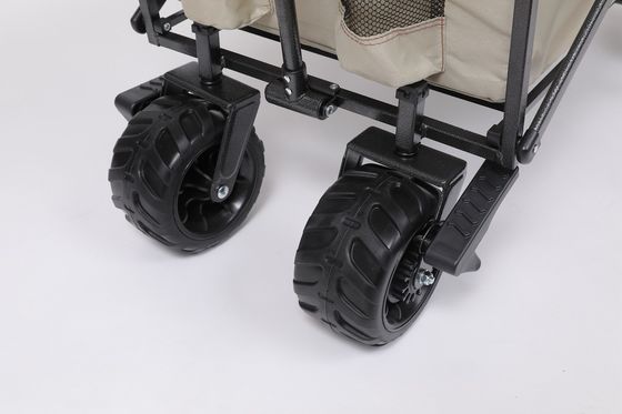 Mobil pantai yang nyaman dengan pegangan ergonomis dan roda 7x1.75 inci 101x51x108cm