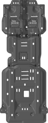 Skid Plate Engine Under Cover untuk Toyota Land Cruiser LC 200 100% Diuji Ketebalan 4mm