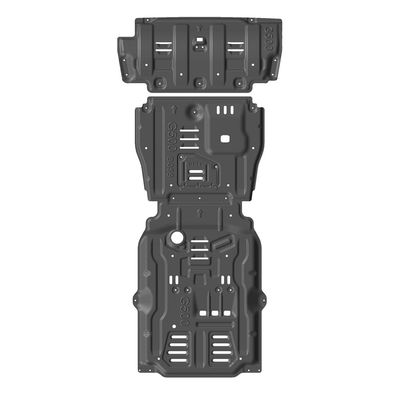 Aluminium Alloy Mercedes G500 Chassis Guard Engine Skid Plate Mudah Bolt-On Instalasi