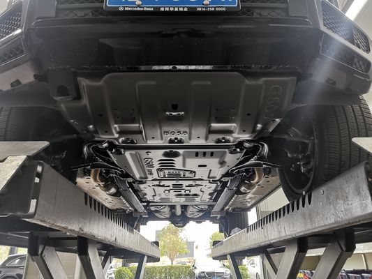 Aluminium Alloy Mercedes G500 Chassis Guard Engine Skid Plate Mudah Bolt-On Instalasi