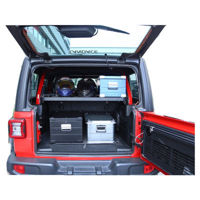 Mudah Instalasi Rak Kargo Utilitas Belakang untuk Jeep Wrangler 4 Pintu dengan Rak Hardtop Storage