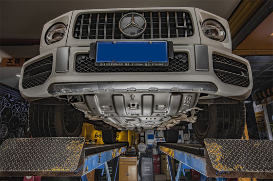 Jual langsung 4x4 Aksesoris eksterior Aluminium Alloy Skid Plate untuk Mercedes G500