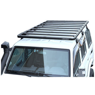 Toyota Land Cruiser LC76 Roof Mount Aluminium Alloy Car Roof Rack Kapasitas beban 27,5kg