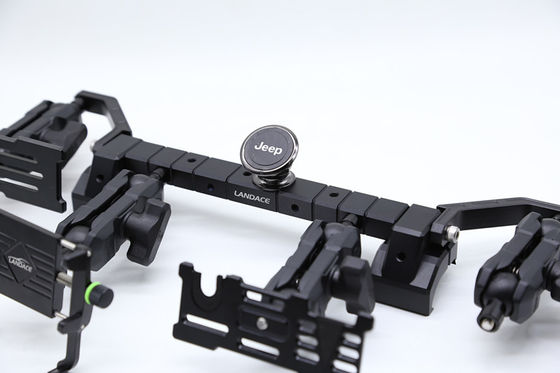 Screen Rotating Holder Screen Swivel Mount Bracket Center Console Bracket mobil handphone stand untuk Jeep Wrangler