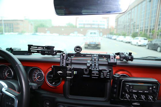 Screen Rotating Holder Screen Swivel Mount Bracket Center Console Bracket mobil handphone stand untuk Jeep Wrangler