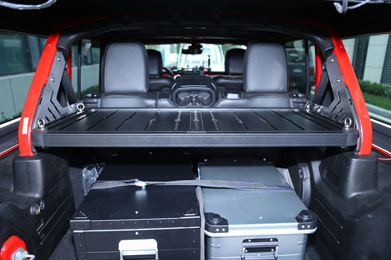 Aluminium Alloy Car Trunk Boot Luggage Shelf untuk JEEP Wrangler JL JK Desain Gerbang Belakang