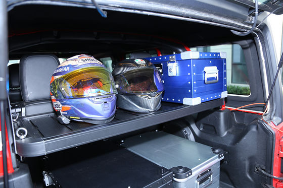 Rak bawaan untuk JEEP Wrangle JK JL Gerbang Belakang Metal Auto Trunk Boot Storage Inside
