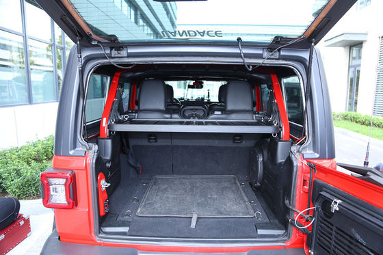 Rak bawaan untuk JEEP Wrangle JK JL Gerbang Belakang Metal Auto Trunk Boot Storage Inside