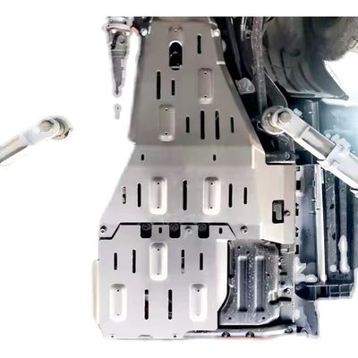 Wrangler JK JL Kendaraan Off-Road Pelindung Plat Bawah Perak Splash Mud Flap Guard