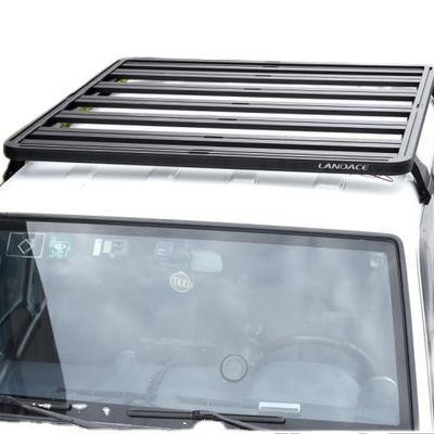 1400X1320mm Black Powder Coating Roof Rack untuk Toyota 4x4 Vehicle Exterior Accessories