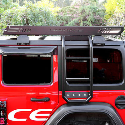Jeep Wrangler JL JK Roof Rack Tray dengan Wind Fairing dan Aluminium Alloy Baggage Bracket