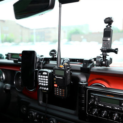Pabrik langsung Multi fungsi teleskopik batang pusat konsol Mobil ponsel Bracket untuk Jeep Wrangler JL JK