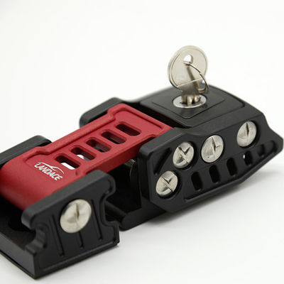 Aluminium Alloy Hood Lock Lock untuk JEEP Wrangler JK/JL Kendaraan Off-road dalam Hitam Merah