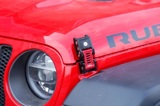 Jeep Wrangler JL JK Car Lock Hood Cover Lock dengan Key Alloy Aluminium Car Fitment JEEP