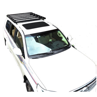 1889*1225mm Anodic Oksidasi Permukaan Baja Aluminium Hitam Rak Atap untuk Y60 SUV Mobil Bar 4x4