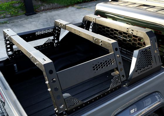 Maksimalkan ruang penyimpanan dengan pemasangan mudah Tacoma Truck Bed Rack Modular Base