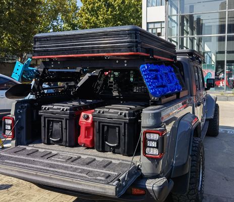 Maksimalkan ruang penyimpanan dengan pemasangan mudah Tacoma Truck Bed Rack Modular Base