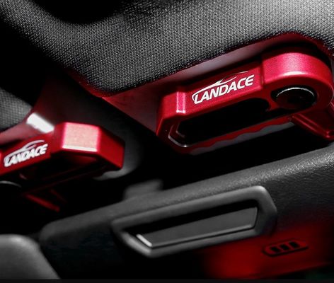 Red Hard-top Roof Removal Switch Handle untuk JEEP Wrangler JK/JL Penghapusan tanpa repot