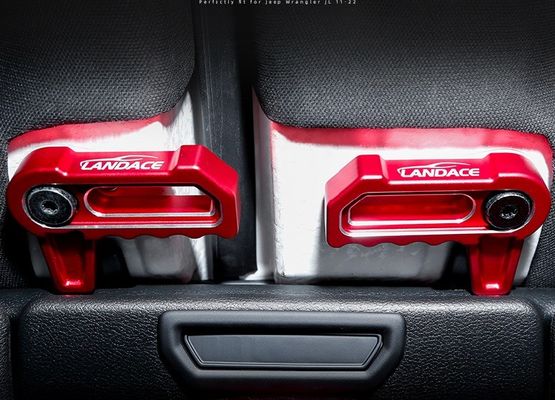 Red Hard-top Roof Removal Switch Handle untuk JEEP Wrangler JK/JL Penghapusan tanpa repot