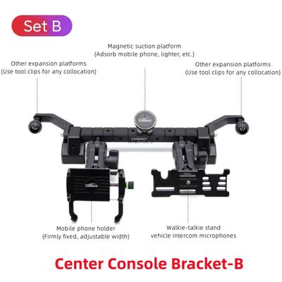OEM Diterima Alloy Aluminium Center Console Bracket Ponsel untuk Jeep WranglerJL