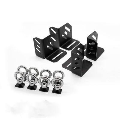 Desain Modern Hitam Screw Washer Roof Rack Platform Swivel Lifting Ring Stainless Steel Eye Bolt