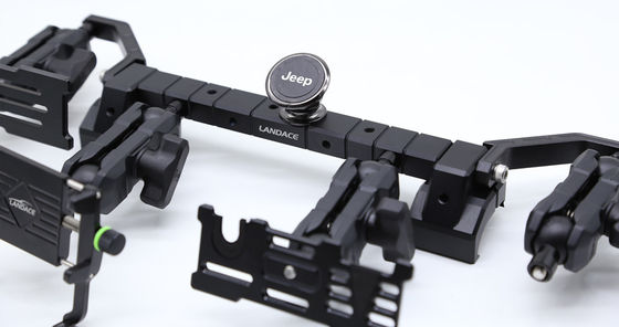 360 derajat putaran disesuaikan multi-tujuan DASH mount kit untuk Jeep Wrangler hitam