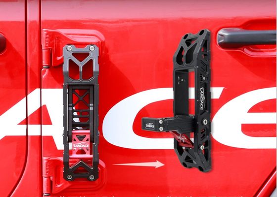 JEEP Kompatibel Hitam Anodized Foot Rest Pegs untuk pemasangan mudah di pintu pendakian