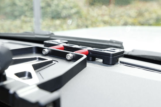 Fleksibel Angle Center Console Bracket Tank 300 Multi-Mount Dash Phone Holder dalam warna Hitam