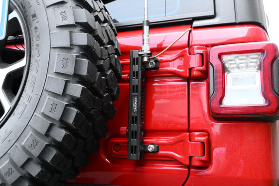 Jeep Flag Mounts untuk Wrangler JL Aluminium Alloy Holder untuk pemasangan yang mudah