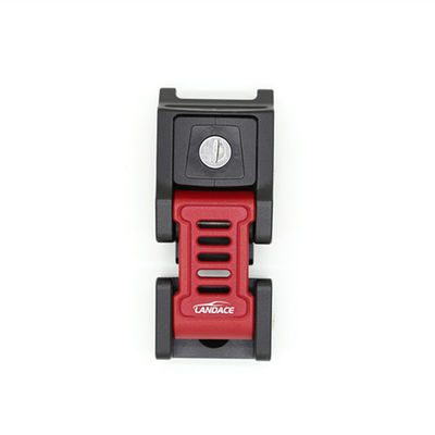 Wrangler JK JL Merah Hitam Kunci Kunci Hood Catch Kunci Kit dengan 440 * 240 * 80mm Ukuran