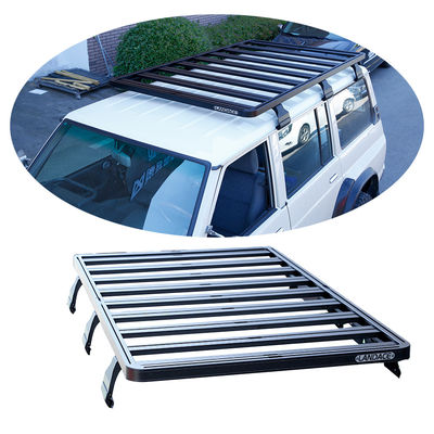 Tule Jeep Y60 Off-road Vehicle Roof Rack dengan 1540X1425mm Steel Aluminium Modifikasi