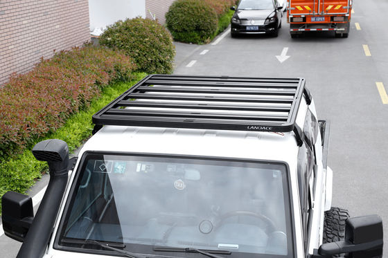Rak atap aluminium ringan untuk Toyota Land Cruiser LC79 4x4 Berat bersih 25,6kg