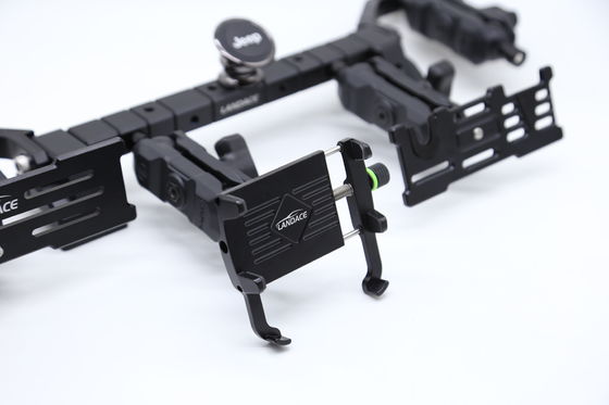 Pemegang Dashboard Alloy Aluminium untuk Stand Telepon Seluler Multifungsi pada Jeep Wrangler