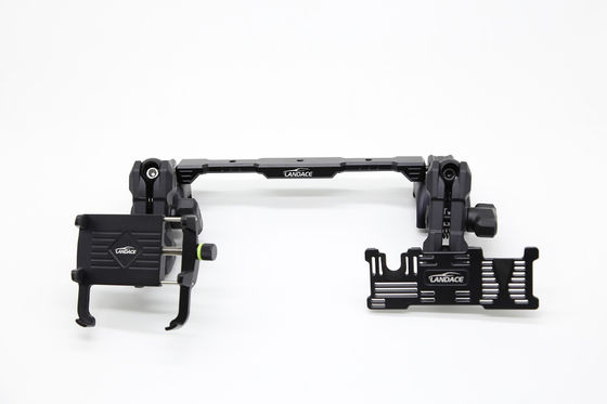 Multi-Mount Dash Phone Holder + GoPro Mount dengan Aluminium Slide Rail, Fleksibel Angle untuk 2018-2022 Jeep Wrangler