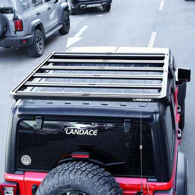 Jeep Wrangler Rak Atap 4 Runner Hitam Atap Mobil Bagasi Pengangkut 1500*1425*55mm