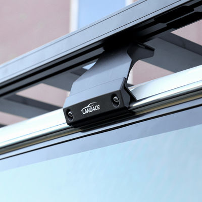 Universal 4X4 Aluminium Steel Cargo Carrier Basket Roof Rack untuk SUV Jimny Fj Cruiser 4runner 1540X1425mm
