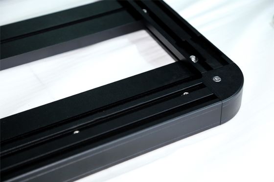 Black Auto Universal Steel Aluminium Alloy 4x4 Aksesoris Rak Bagasi Atap Mobil Yang Dapat Dihapus
